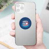 'Hart met hart' Sticker (Telefoon)