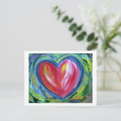 Hart met Hope Briefkaart (Staand voorkant)