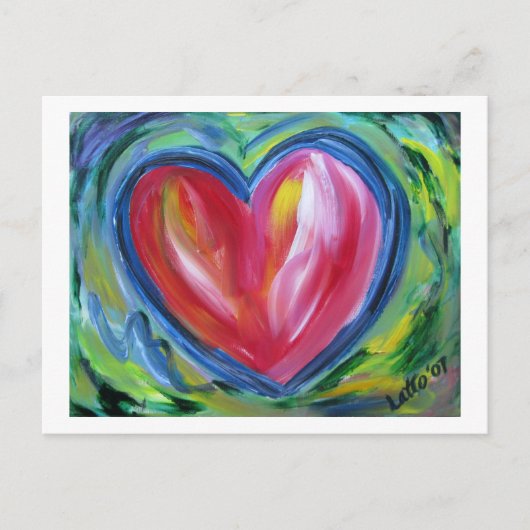 Hart met Hope Briefkaart (Voorkant)