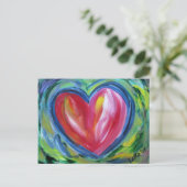 Hart met Hope Briefkaart (Staand voorkant)