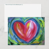 Hart met Hope Briefkaart (Voorkant / Achterkant)