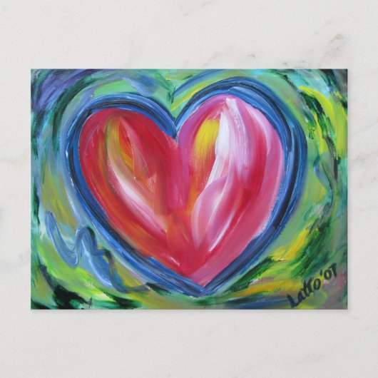 Hart met Hope Briefkaart (Voorkant)