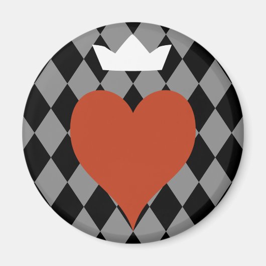 Hart met Kroon Magneet (Voorkant)
