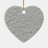 Hart met kruisversiering keramisch ornament (Achterkant)