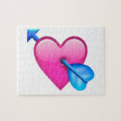 Hart met pijl - Emoji Legpuzzel (Horizontaal)