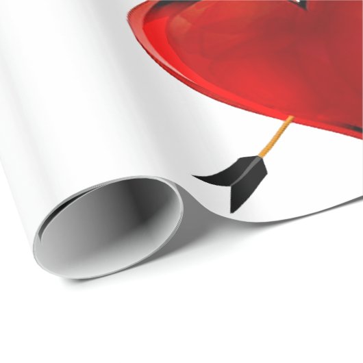 Hart met pijl inpakpapier (Rol Hoek)