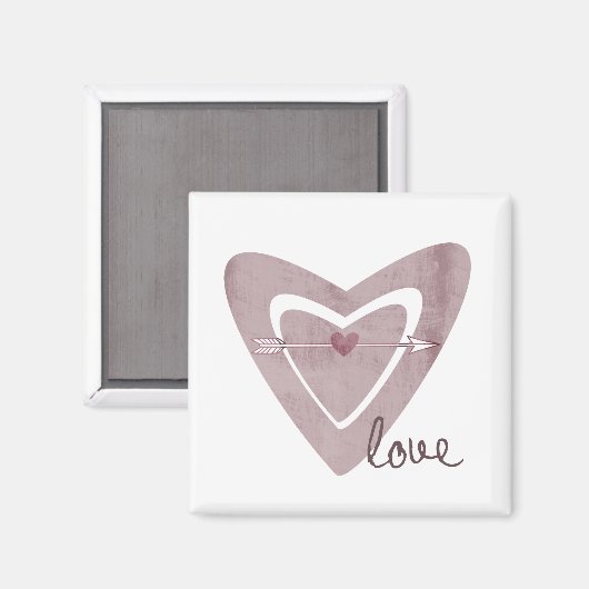 Hart met Pijl Magneet (Voorkant / Achterkant)