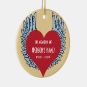 Hart met ringen ter nagedachtenis van keramisch ornament (Rechts)