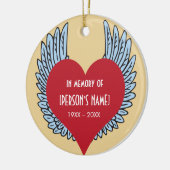 Hart met ringen ter nagedachtenis van keramisch ornament (Links)