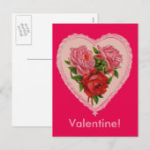  hart met Rozen Briefkaart