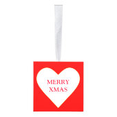 Hart met schattige elf en engelenkerst decoratie (Rechts)