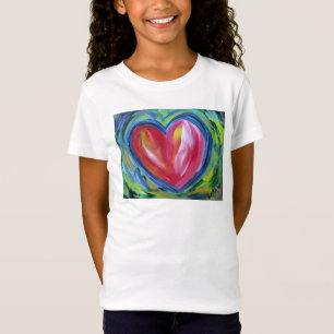 Hart met Shirten voor het schilderen van de liefde T-shirt