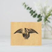 Hart met sluizen en ringen briefkaart (Staand voorkant)