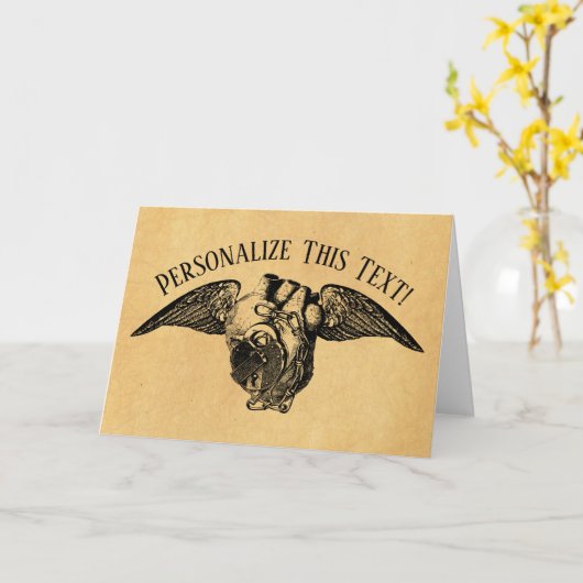 Hart met sluizen en ringen kaart (Gele Bloem)