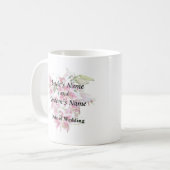 Hart met Stargazer Lilies Koffiemok (Voorkant links)