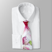 Hart met Stargazer Lilies Stropdas (Gebonden)