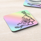 Hart met ventilator en vlinder bier onderzetter (Linkerzijde)