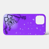 Hart met ventilator en vlinder Case-Mate iPhone case (Achterkant (horizontaal))