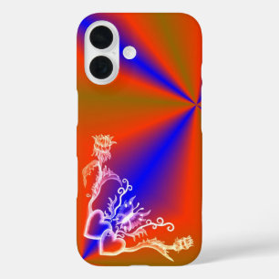 Hart met ventilator en vlinder iPhone 16 hoesje