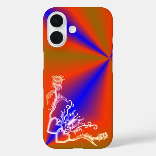 Hart met ventilator en vlinder Case-Mate iPhone case (Achterkant)