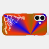 Hart met ventilator en vlinder Case-Mate iPhone case (Achterkant (horizontaal))