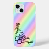 Hart met ventilator en vlinder Case-Mate iPhone case (Achterkant)