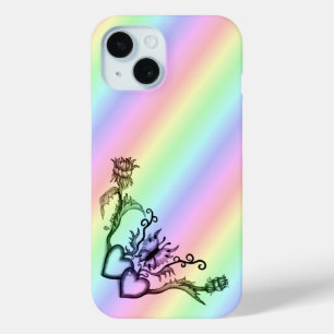 Hart met ventilator en vlinder iPhone 15 case