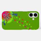Hart met ventilator en vlinder Case-Mate iPhone case (Achterkant (horizontaal))