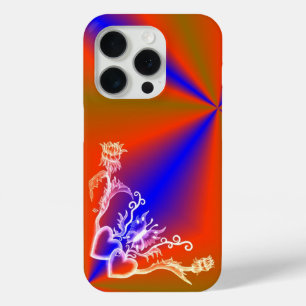 Hart met ventilator en vlinder iPhone 15 pro case