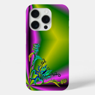 Hart met ventilator en vlinder iPhone 15 pro case