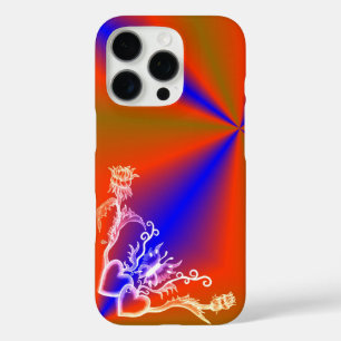 Hart met ventilator en vlinder iPhone 16 pro hoesje