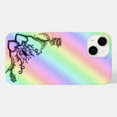 Hart met ventilator en vlinder Case-Mate iPhone case (Achterkant (horizontaal))