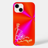 Hart met ventilator en vlinder Case-Mate iPhone case (Achterkant)