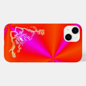 Hart met ventilator en vlinder Case-Mate iPhone case (Achterkant (horizontaal))