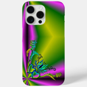 Hart met ventilator en vlinder iPhone 15 pro max hoesje