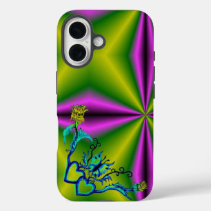 Hart met ventilator en vlinder iPhone 16 hoesje