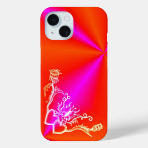 Hart met ventilator en vlinder iPhone 15 case