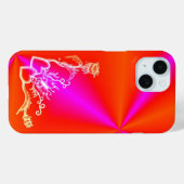 Hart met ventilator en vlinder Case-Mate iPhone case (Achterkant (horizontaal))