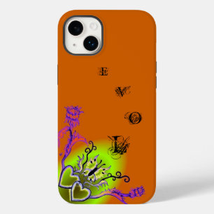 Hart met ventilator en vlinder Case-Mate iPhone 14 plus hoesje