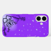 Hart met ventilator en vlinder Case-Mate iPhone case (Achterkant (horizontaal))