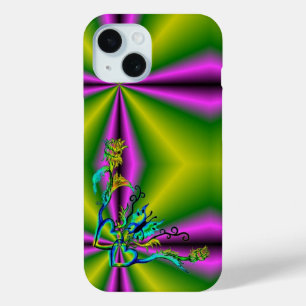 Hart met ventilator en vlinder iPhone 15 case