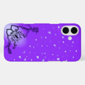 Hart met ventilator en vlinder Case-Mate iPhone case (Achterkant (horizontaal))