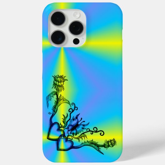 Hart met ventilator en vlinder Case-Mate iPhone case (Achterkant)