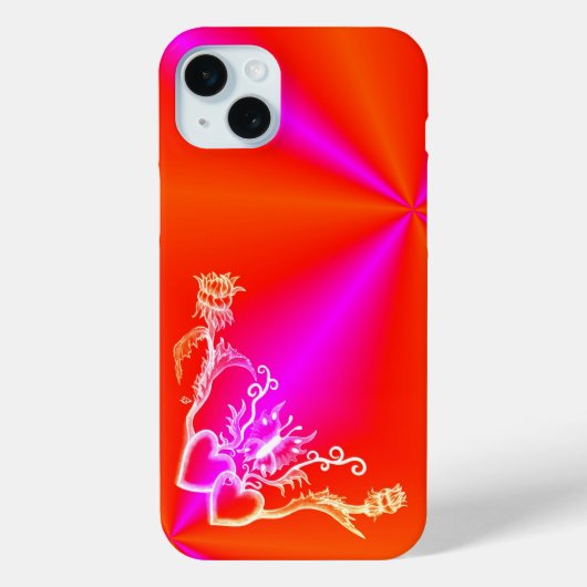 Hart met ventilator en vlinder Case-Mate iPhone case (Achterkant)
