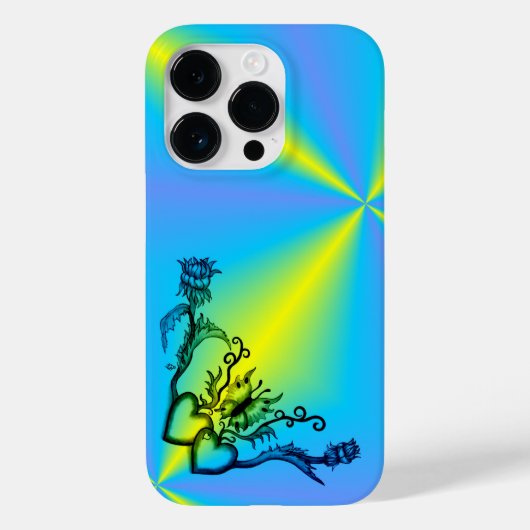 Hart met ventilator en vlinder Case-Mate iPhone case (Achterkant)