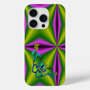 Hart met ventilator en vlinder iPhone 15 pro case