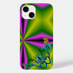 Hart met ventilator en vlinder Case-Mate iPhone 14 hoesje