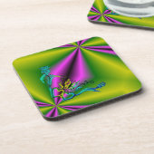 Hart met ventilator en vlinder drankjes onderzetter (Linkerzijde)