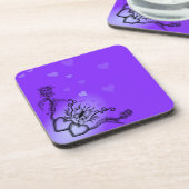 Hart met ventilator en vlinder drankjes onderzetter (Linkerzijde)
