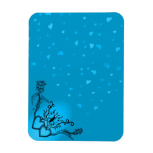 Hart met ventilator en vlinder magneet